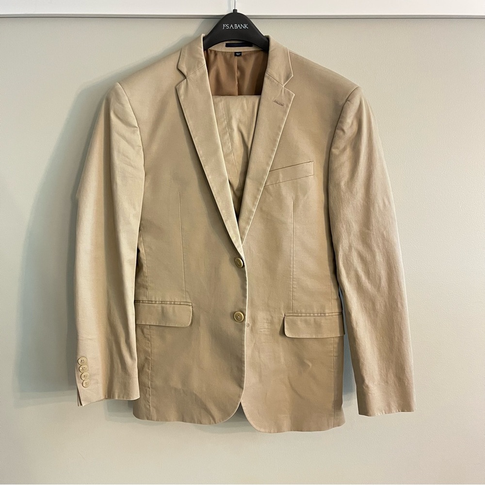 Slim Fit Cotton Suit